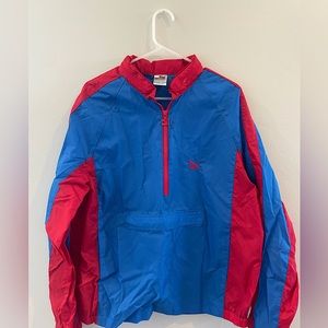 Puma Vintage 90s Windbreaker Blue & Red Men’s Large 100% Nylon